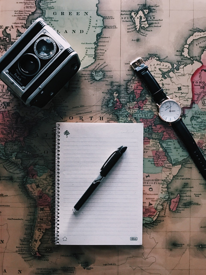 map notebook camera