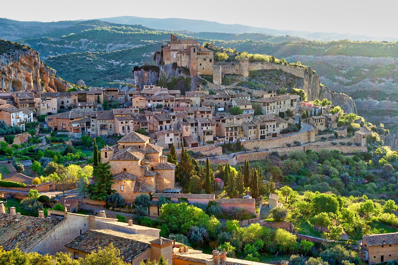 French Riviera hilltop village