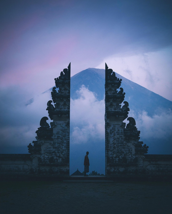 Bali temple gates