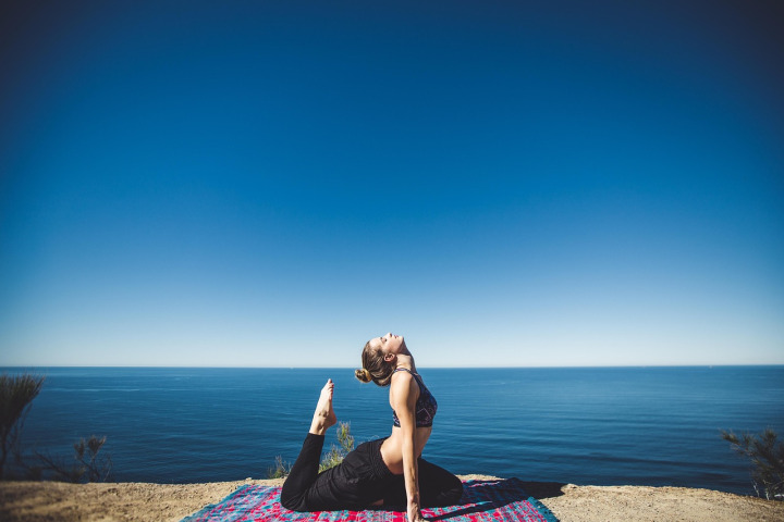 Sicily coast yoga